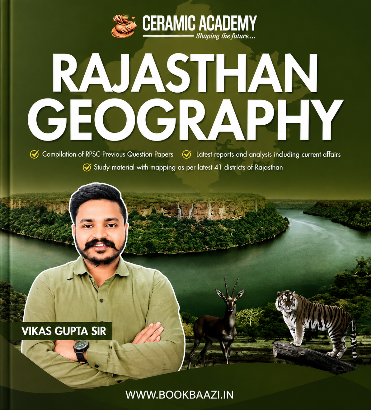 Ceramic Academy Rajasthan Geography ( English Medium ) by Vikas Gupta sir