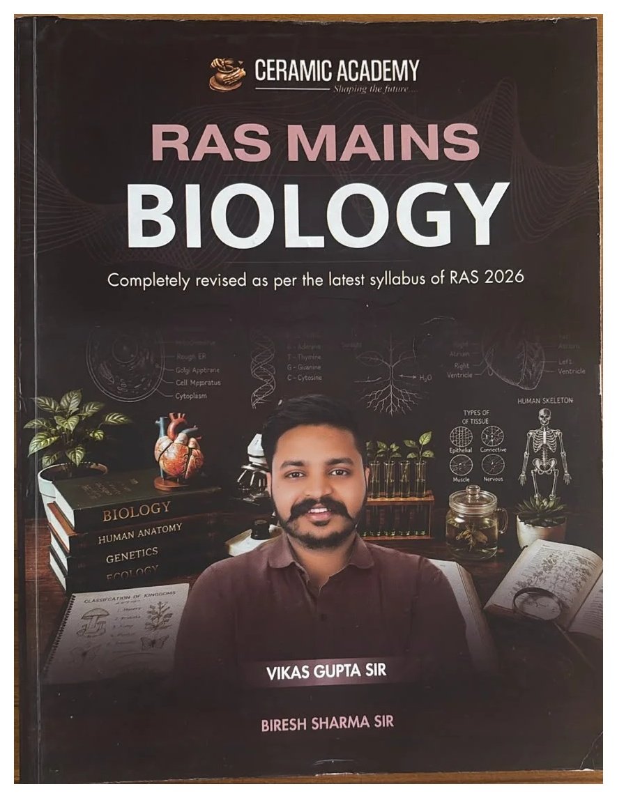 Ceramic Academy RAS Mains Biology – Latest RAS 2026 Syllabus