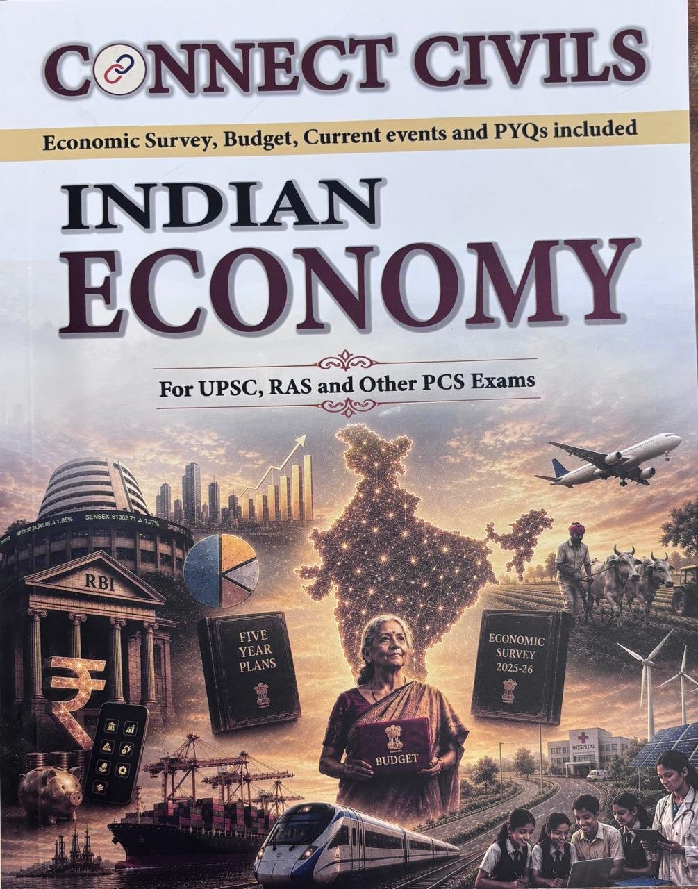 Connect Civil Indian Economy English Medium 2026
