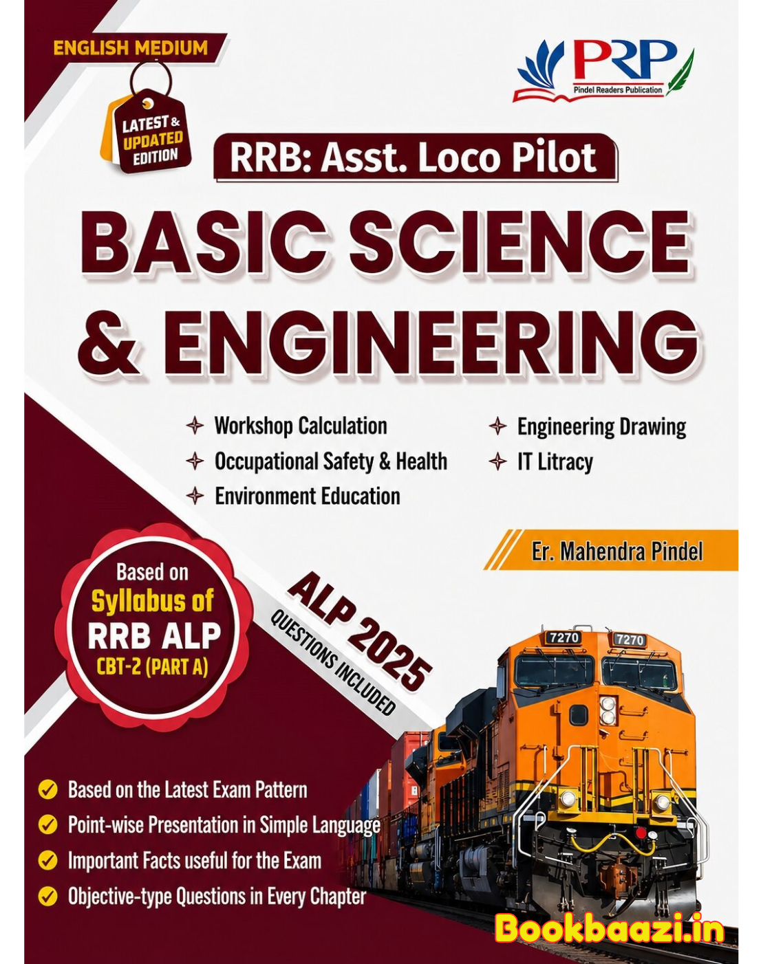 PRP RRB Loco Pilot Basic Science & Engineering English Medium by Mahendra Pindel