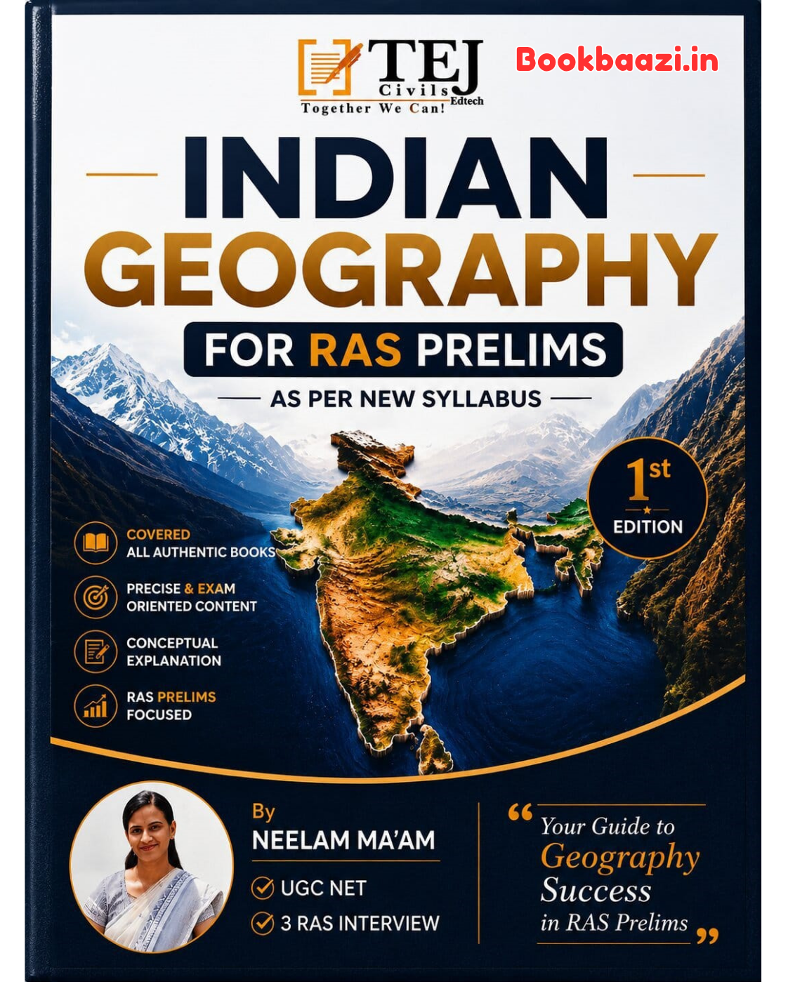 Tej India Geography for RAS Prelims English Medium